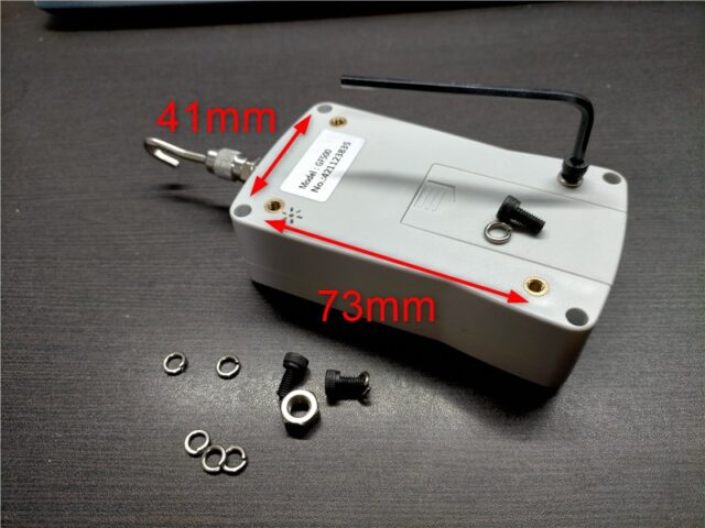 GOYOJOのデジタルフォースゲージのビス穴の寸法