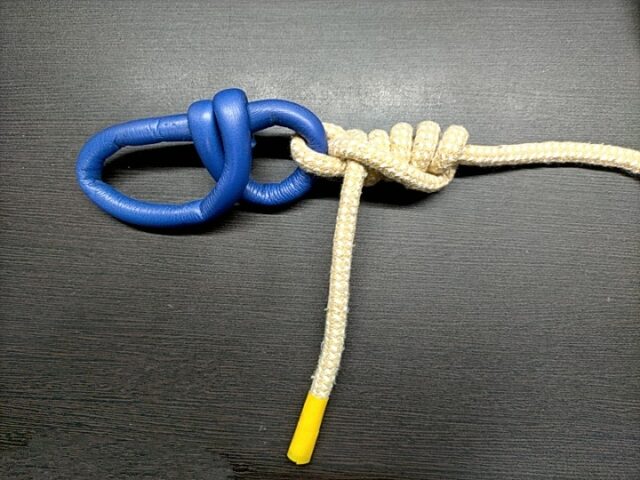 クリンチノットの完成